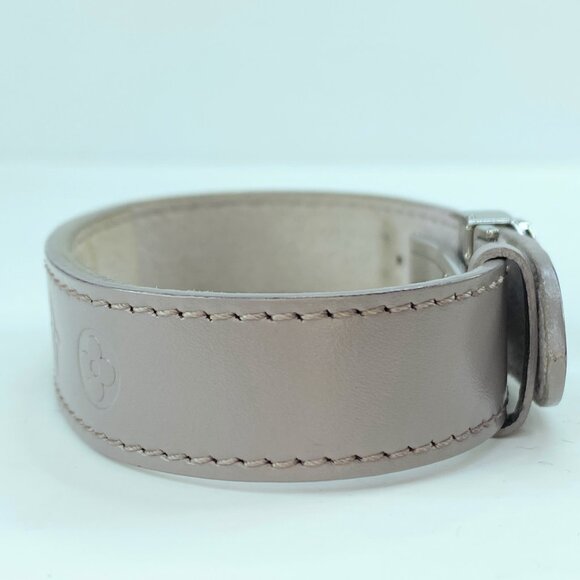 Louis Vuitton Leather Monogram Wish Bracelet 6.5mm 6 3/4" GS285 - Picture 5 of 10